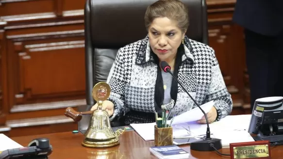 Luz Salgado, presidenta del Congreso. Foto: Andina