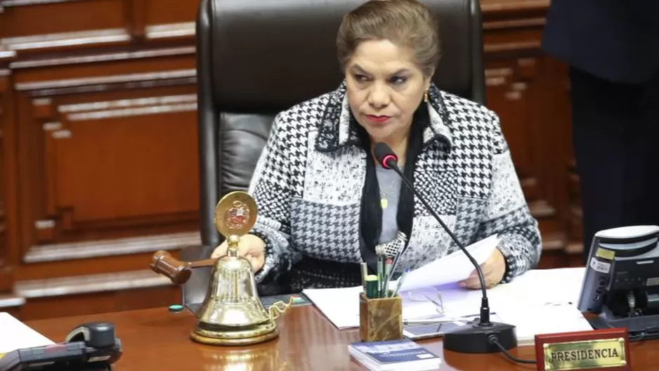 Luz Salgado, presidenta del Congreso. Foto: Andina