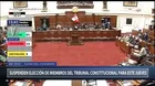 Tribunal Constitucional: Congreso suspendió elección de nuevos magistrados