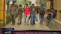 Conoce que opinan los principales candidatos respecto a la Sunedu. Video: Am&eacute;rica Noticias