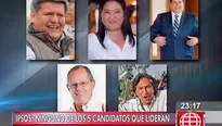 Candidatos presidenciales para comicios.