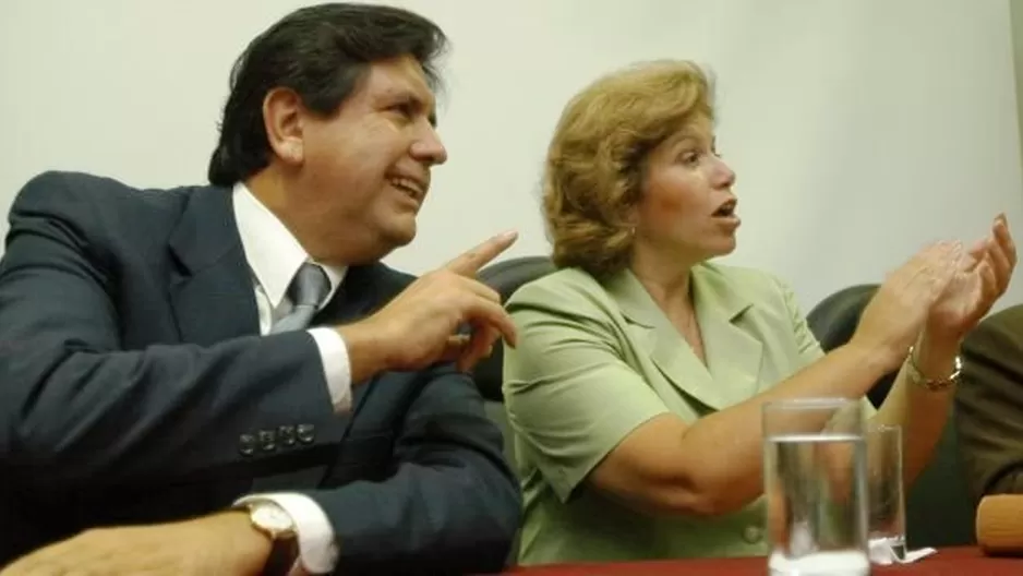 Alan García, del Apra, y Lourdes Flores, del PPC. Foto: archivo El Comercio