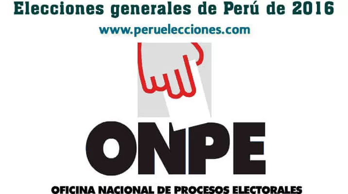 Elecciones 2016. Foto: ONPE Elecciones 2016. Foto: ONPE