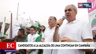 Elecciones 2018: candidatos a la alcaldía de Lima continúan en campaña