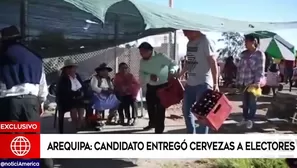 Candidatos reparten dádivas.