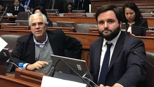 Gino Costa y Alberto de Belaunde. Foto: Twitter Alberto de Belaunde