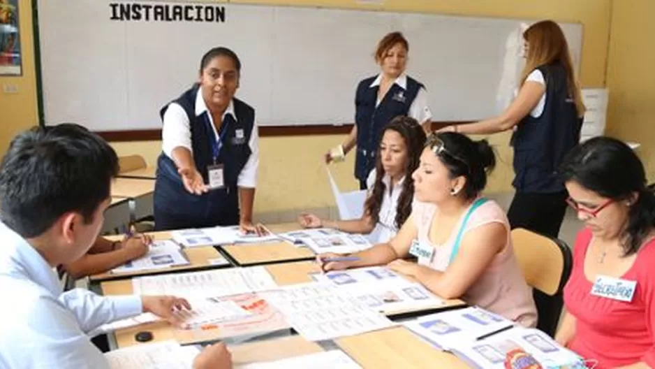 Los comicios electorales será el domingo 26. Foto: ONPE