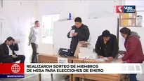 Miembros de mesa.