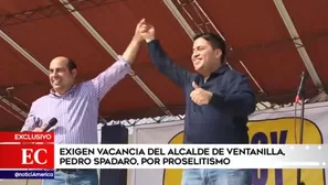 Unas recientes declaraciones de Pedro Spadaro, alcalde de Ventanilla