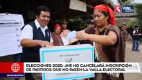 Jurado Nacional de Elecciones se refirió a la valla electoral. América Noticias