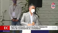 Julio Guzmán, candidato a la presidencia. América Noticias