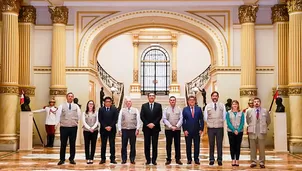 A dicha reunión acudieron Zeballos y Meza-Cuadra. Foto: Presidencia Perú