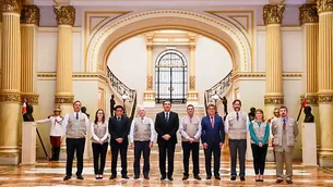 A dicha reunión acudieron Zeballos y Meza-Cuadra. Foto: Presidencia Perú