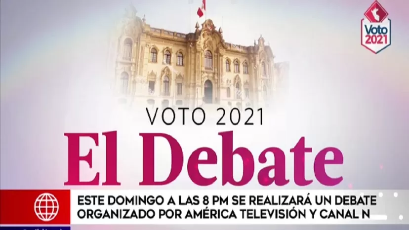 #DebateDefinitivo: Cinco candidatos presidenciales exponen sus propuestas en América TV y Canal N
