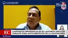 Elecciones 2021: Candidatos presidenciales se lanzaron insultos en Foro Anticorrupción de la Contraloría