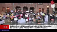 Elecciones 2021: Candidatos que postulan en el extranjero presentan sus propuestas