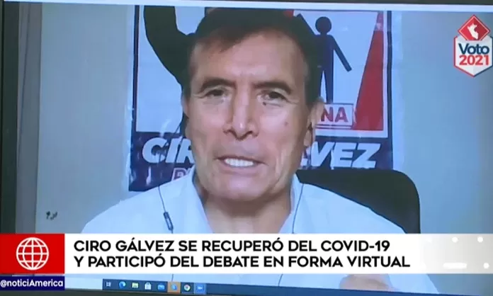 Elecciones 2021 Ciro G lvez se recuper de la COVID 19 y particip del debate en forma virtual