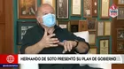 Elecciones 2021: Hernando de Soto presentó su plan de gobierno