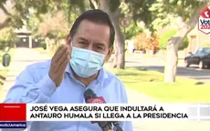 Elecciones 2021: José Vega asegura que indultará a Antauro Humala si llega a la presidencia - Noticias de tony-vega