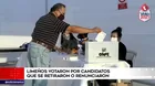 Elecciones 2021: Limeños votaron por candidatos que se retiraron o renunciaron