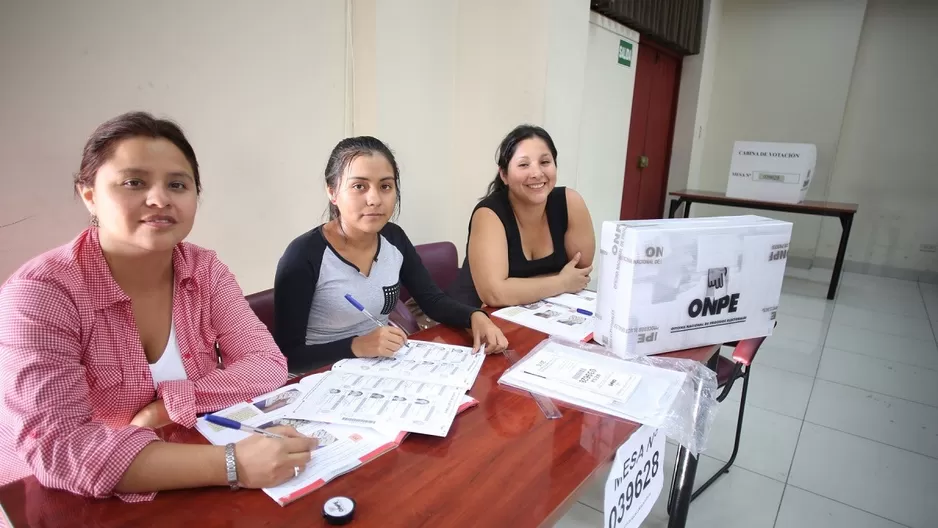 Elecciones 2021. Foto: El Comercio