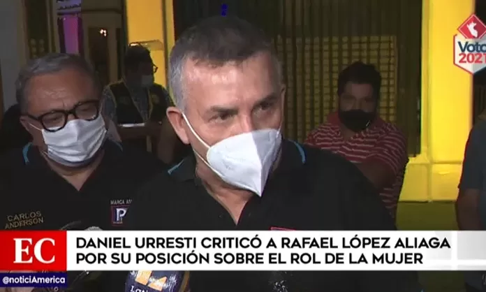 Elecciones 2021 Urresti Criticó A López Aliaga Por Su Posición Sobre