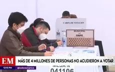 Elecciones 2022: Más de 4 millones de personas no acudieron a votar - Noticias de donde-votar