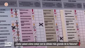 Las elecciones generales 2026 han sido calificadas como el proceso electoral más complejo en el país debido al número de opciones y al diseño de la cédula. Video: Cuarto Poder