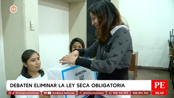 Congreso debate eliminar ley seca. Foto: América Noticias