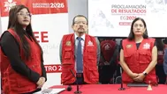 Elecciones 2026: JEE cerraron proclamación descentralizada