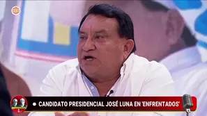 José Luna afirma ser de “centro pragmático”, propone crecer al 7% y confirma a Daniel Urresti en el ministerio del Interior. Video: América Multimedia
