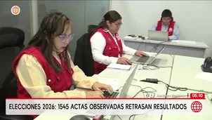 Elecciones 2026: Más de 1500 actas observadas retrasan los resultados. Foto y video: América Noticias