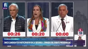 Debate presidencial: candidatos plantean medidas sobre seguridad, corrupción y reformas del Estado. / Video: Canal N