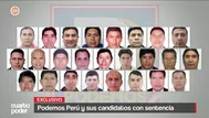 Elecciones 2026: Podemos Perú y sus candidatos con sentencia