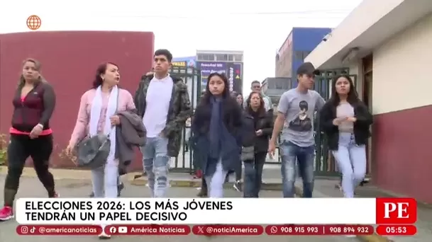 Elecciones 2026: Voto joven marcará el nuevo padrón electoral. Foto: América Noticias