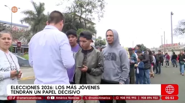 Elecciones 2026: Voto joven marcará el nuevo padrón electoral. Foto: América Noticias