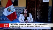 Elizabeth Astete, ministra de Relaciones Exteriores. América Noticias