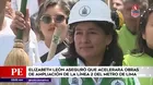 Elizabeth León aseguró que acelerará obras de ampliación de la Línea 2 del Metro de Lima