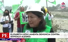 Elizabeth León sobre caso de Gonzalo Alegría: “Debe haber una sanción importante” - Noticias de elizabeth-leon