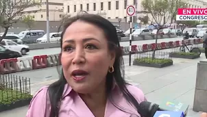 La congresista Elizabeth Medina se defendió de las acusaciones en su contra por supuesto soborno . /Video: Canal N