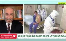 Elmer Huerta: "Los rusos quieren ubicarse en el mundo de la ciencia con la vacuna que nadie tiene" - Noticias de vacunacion-ninos