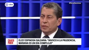 Eloy Espinosa: Hay un amparo que de resolverse podría parar elección de miembros del Tribunal Constitucional. Foto: Cuarto Poder