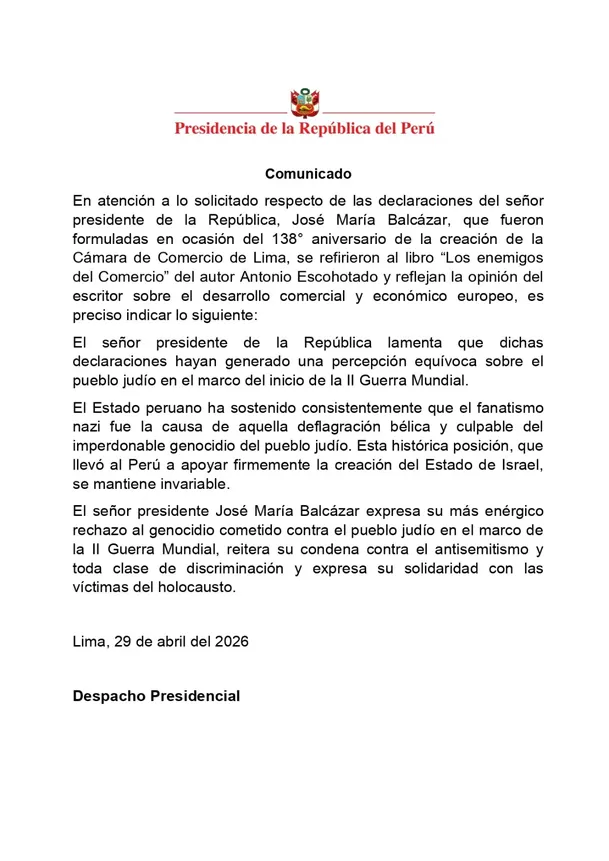 X: @presidenciaperu