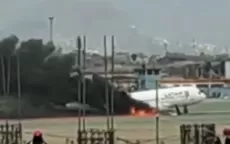 Jorge Chávez: Avión sufrió emergencia en el aeropuerto - Noticias de incendio