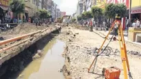 Colapso del desagüe en Chiclayo. Foto: archivo El Comercio.