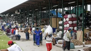 Gran mercado mayorista de Lima. Foto: Andina