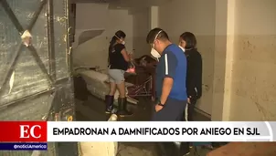 Aniego ocurrido en San Juan de Lurigancho. Foto: captura de TV