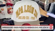Emprendedores chiclayanos preparan productos por regreso del papa León XIV