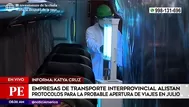 Empresa Civa presenta protocolo para que buses operen con capacidad al 100 %