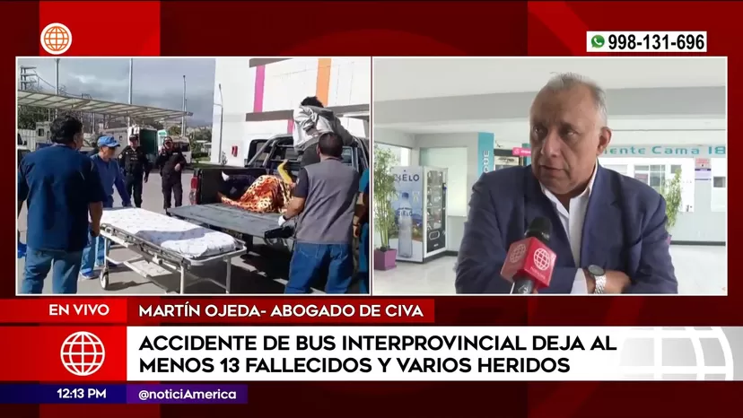 Empresa Civa sobre si accidente en Ayacucho se originó por una falla mecánica: “Debemos esperar una investigación detallada"